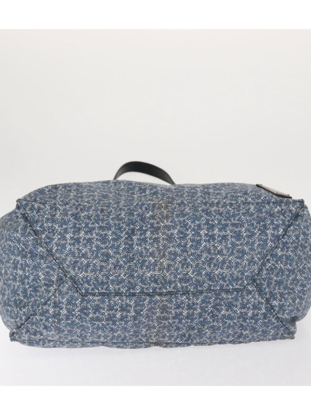 PRADA Tote Bag Nylon Blue Silver - Picture 6 of 14